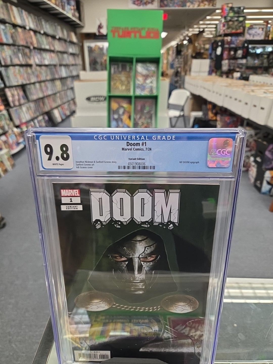 Doom #1 Adi Granov Cover (CGC 9.8) MF DOOM Epigraph