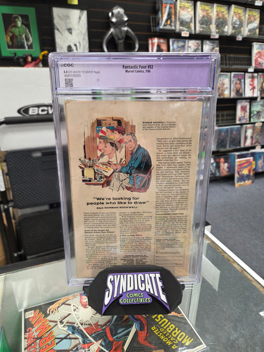 Fantastic Four #52 (Restored CGC 5.0) 1st Black Panther