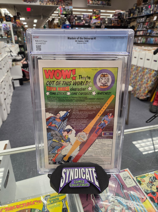Masters of the Universe #1 (CGC 9.8) Newsstand Edition, 1st Solo Series