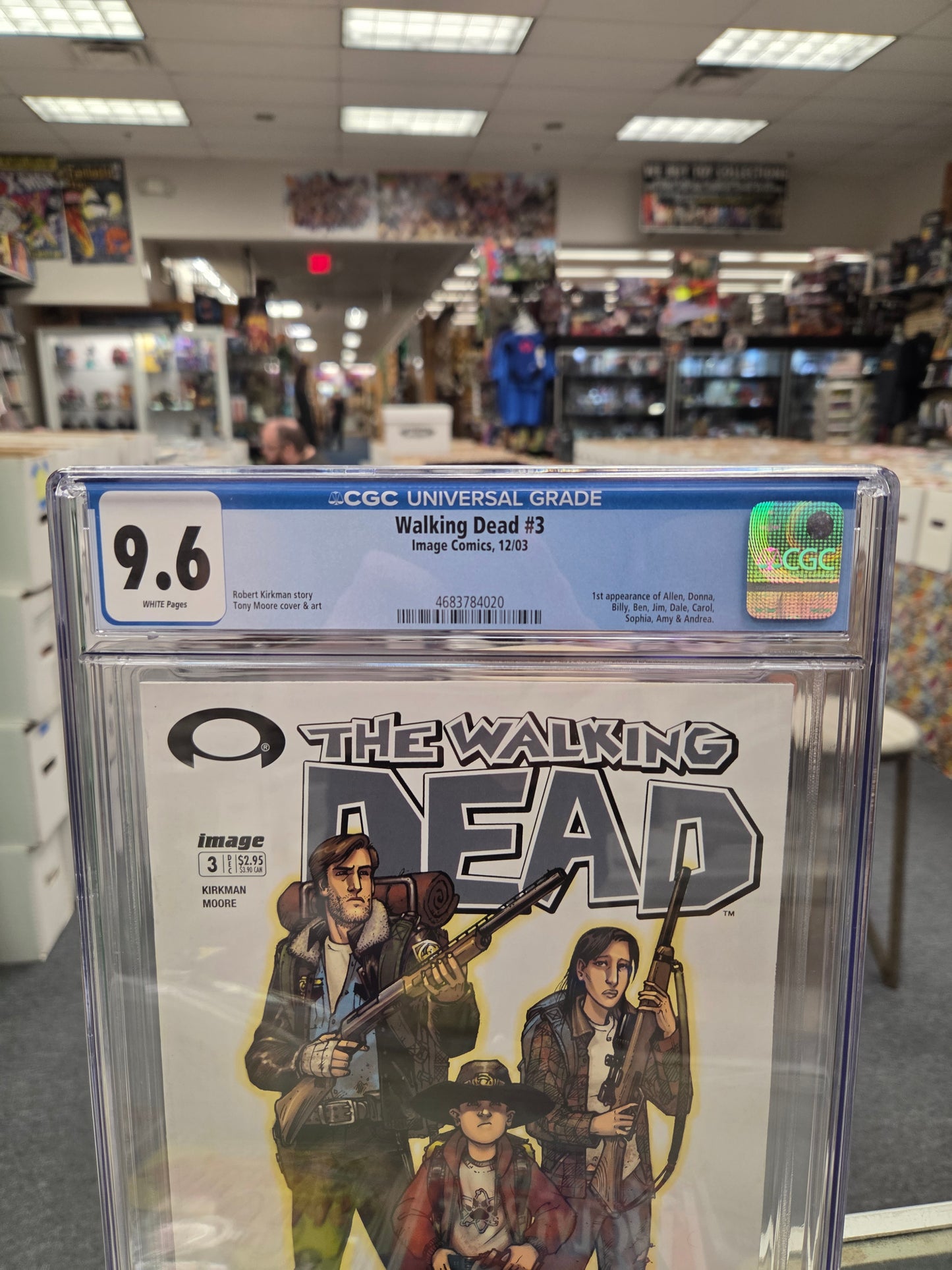 The Walking Dead #3 (CGC 9.6) 1st Print