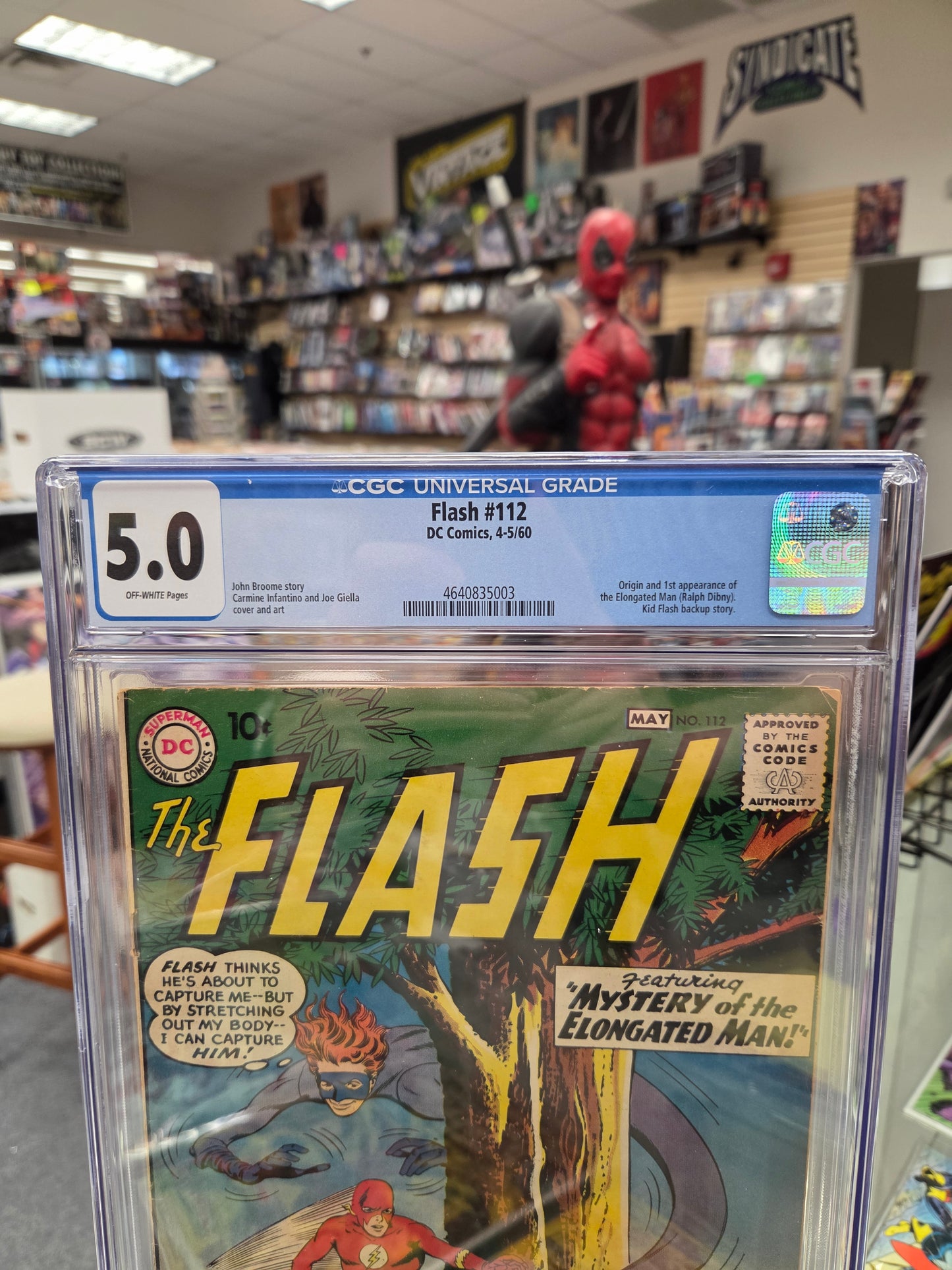 Flash #112 (CGC 5.0) 1st Elongated Man