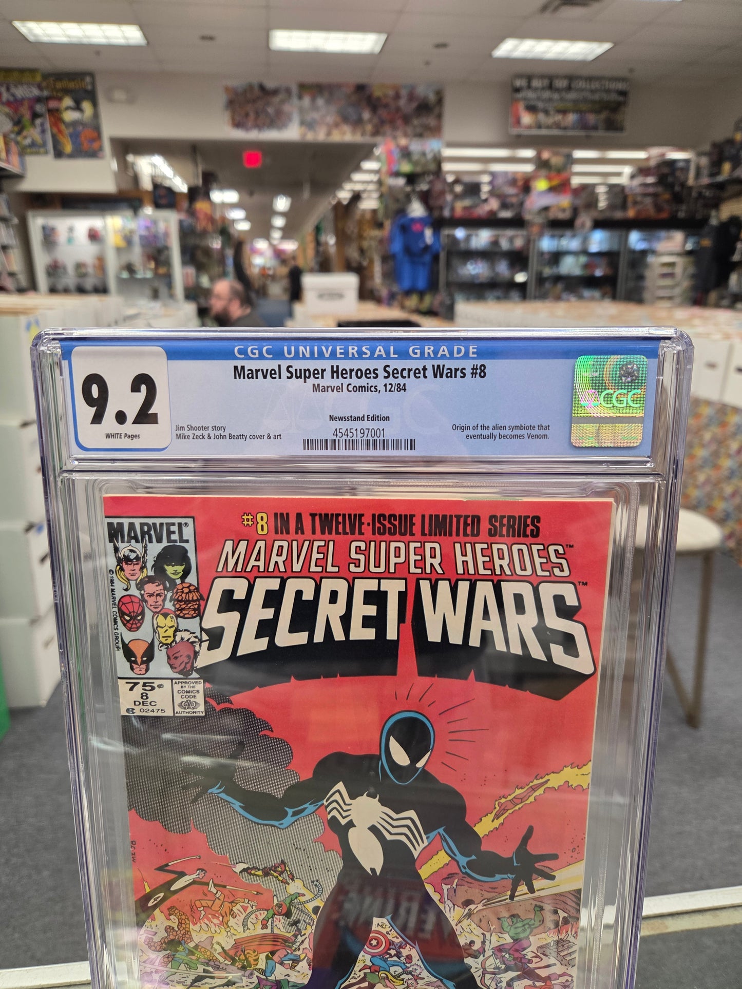 Marvel Super-Heroes: Secret Wars #8 (CGC 9.2) Newsstand Edition