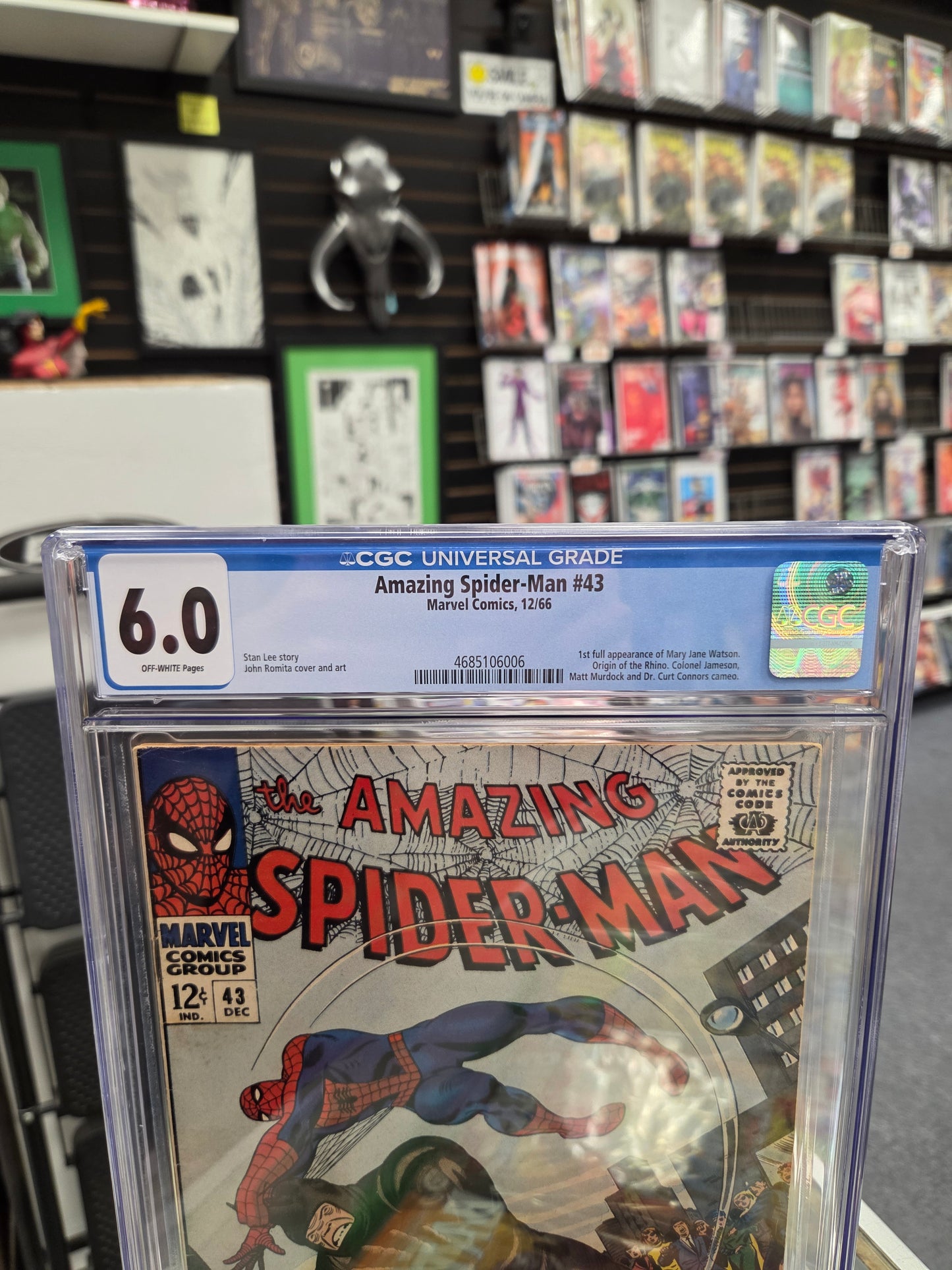Amazing Spider-Man #43 (CGC 6.0) 1st Mary Jane