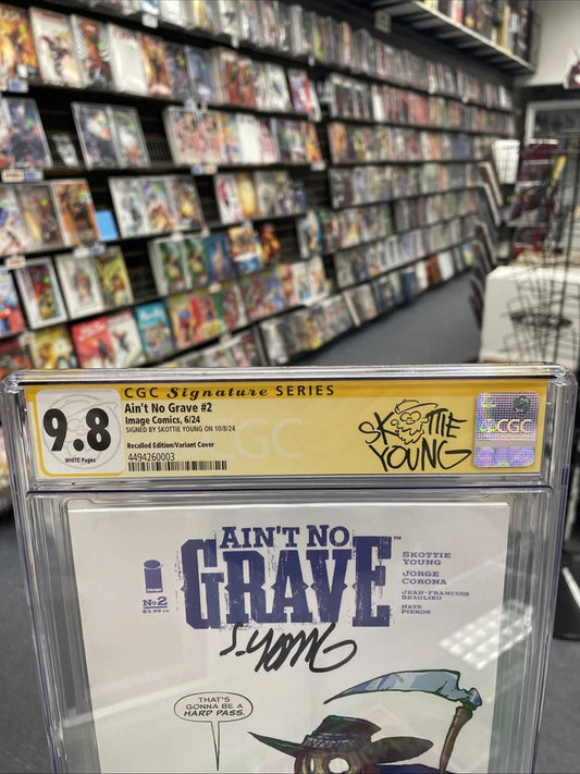 Ain’t No Grave #2 Young Cover (CGC Signature Series 9.8) Signed by Skottie Young