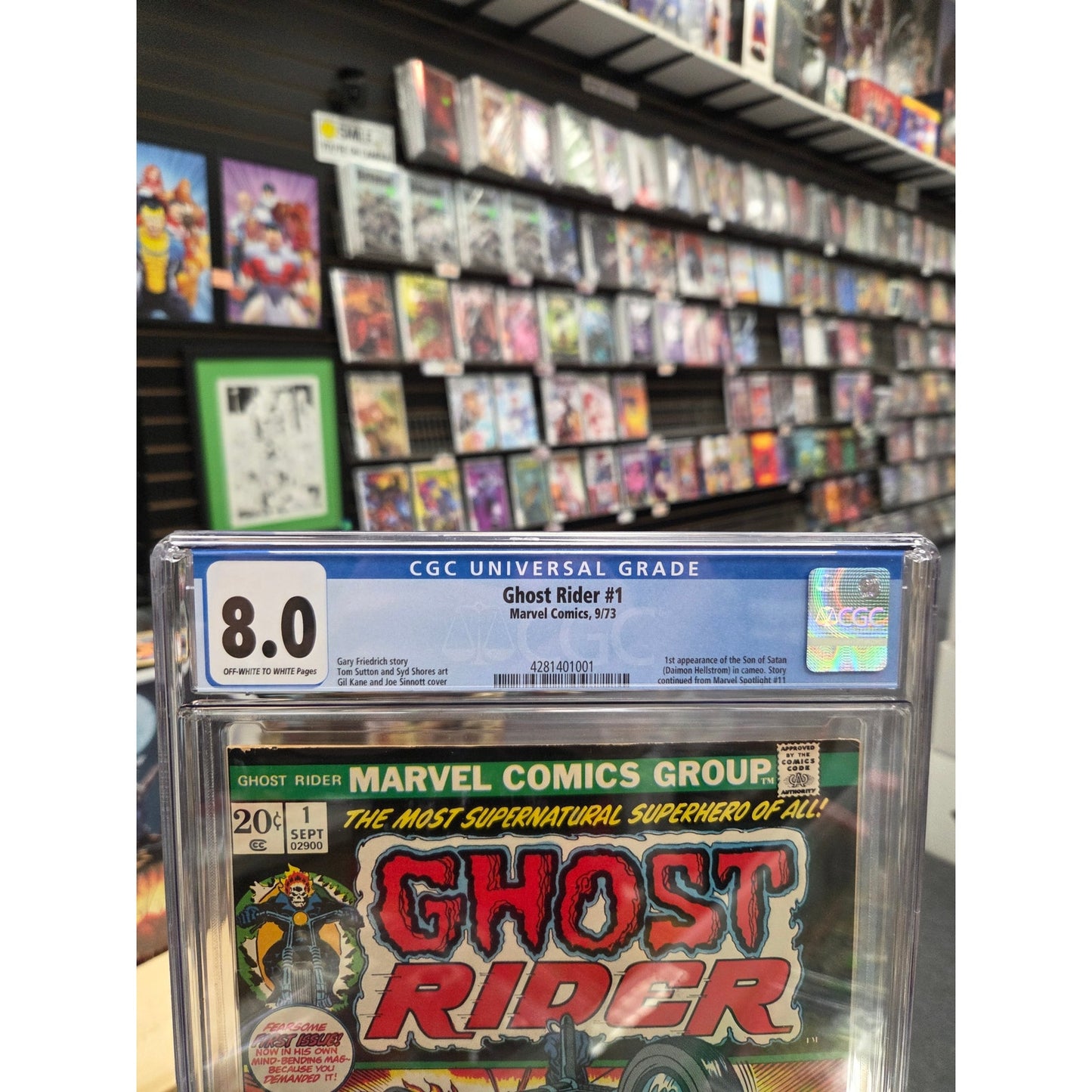 Ghost Rider #1 (CGC 8.0) 1st Solo Ghost Rider