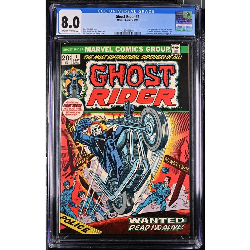 Ghost Rider #1 (CGC 8.0) 1st Solo Ghost Rider