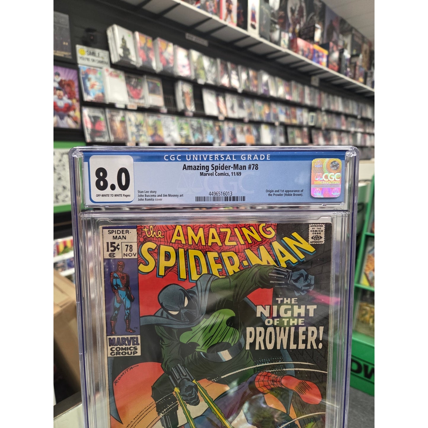 Amazing Spider-Man #78 (CGC 8.0) 1st Prowler