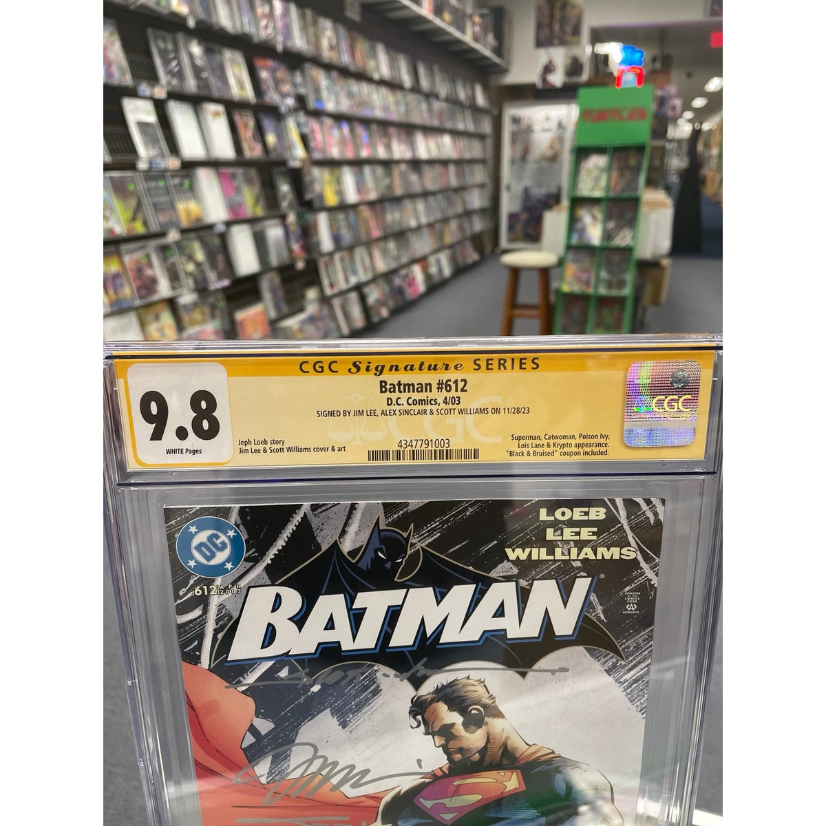 Batman #612 (CGC Signature Series 9.8) X3 SIGNED