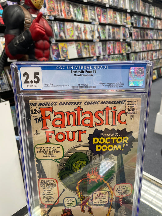 Fantastic Four #5 (CGC 2.5) 1st Doctor Doom