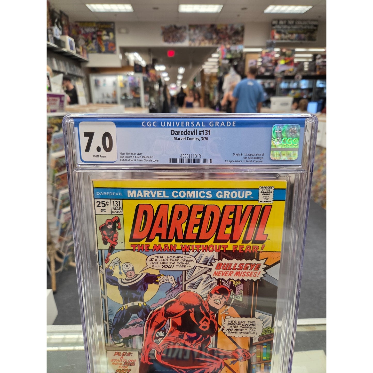 Daredevil #131 (CGC 7.0) 1st Bullseye
