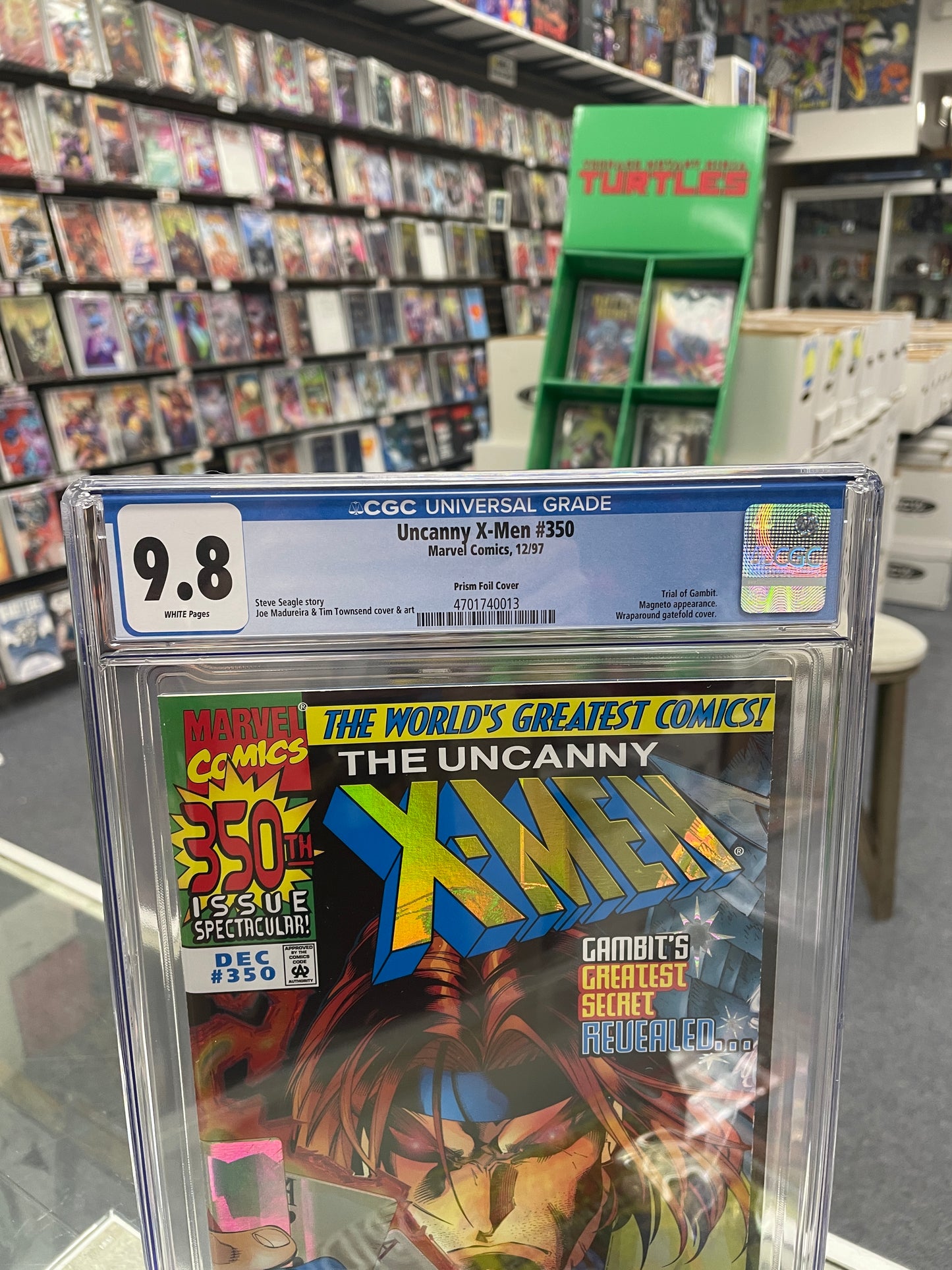 Uncanny X-Men #350 (CGC 9.8) Prism Foil Cover