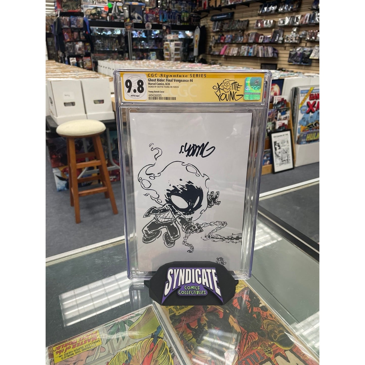 Ghost Rider: Final Vengeance #4 1:50 Variant (CGC Signature 9.8) Skottie Young