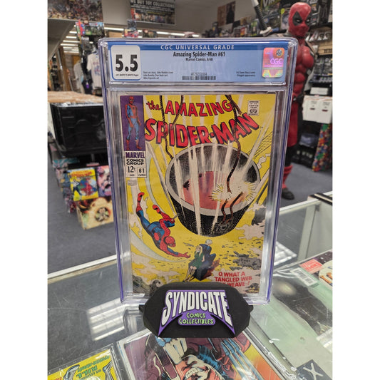 Amazing Spider-Man #61 (CGC 5.5) 1st Gwen Stacy Cover