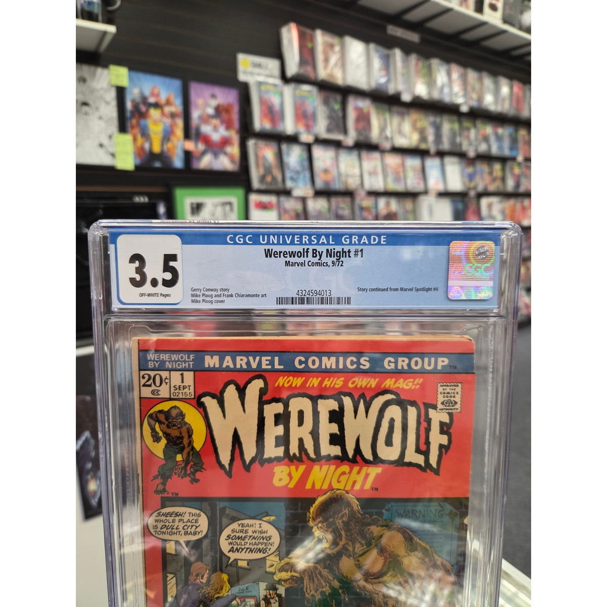 Werewolf By Night #1 (CGC 3.5) 1st Solo Series