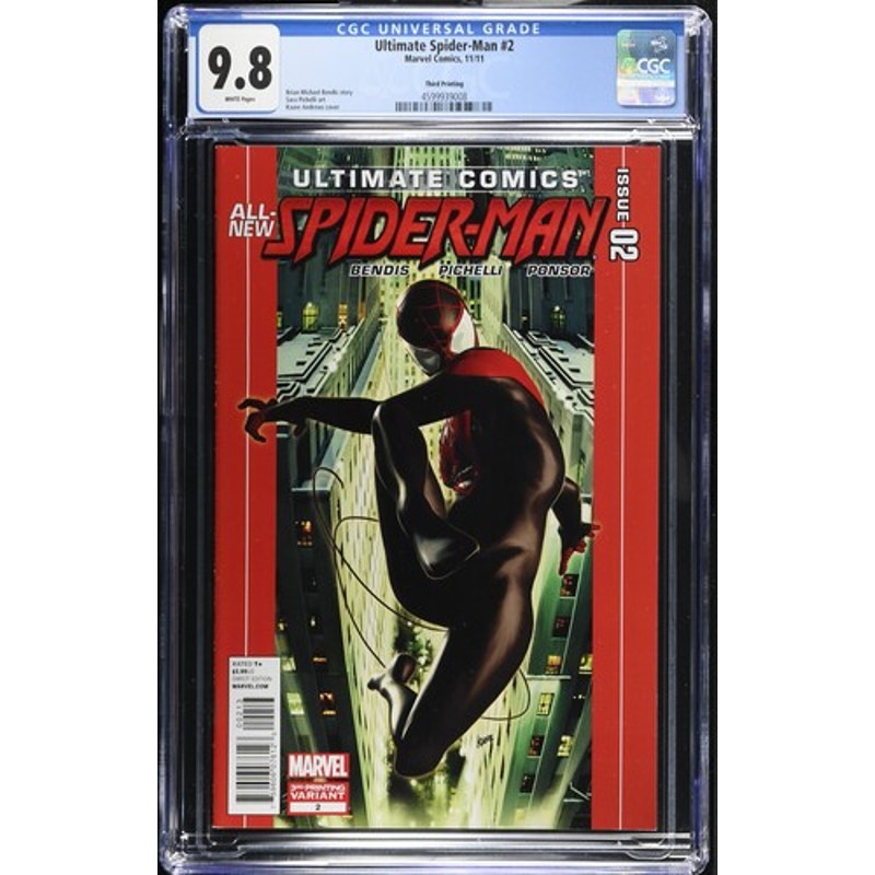 Ultimate Spider-Man #2 (CGC 9.8) 3rd Print Kaare Andrews Variant