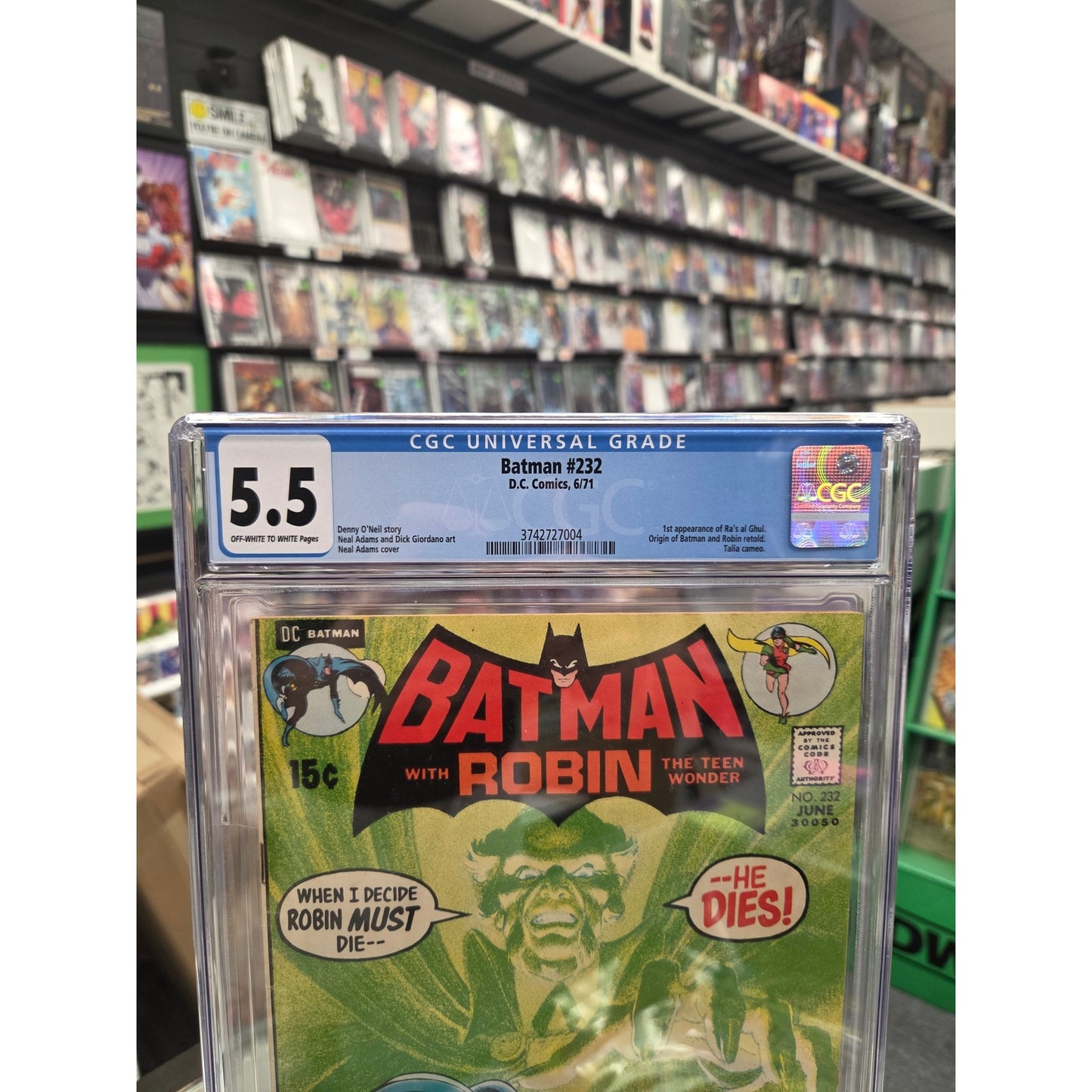 Batman #232 (CGC 5.5) 1st Ra's Al Ghul