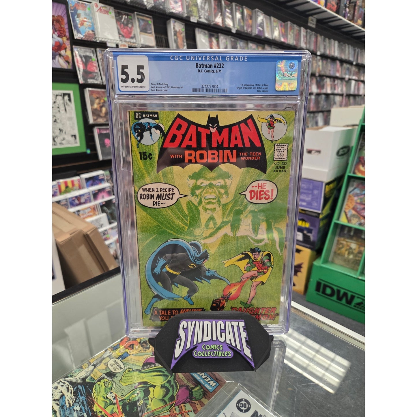 Batman #232 (CGC 5.5) 1st Ra's Al Ghul