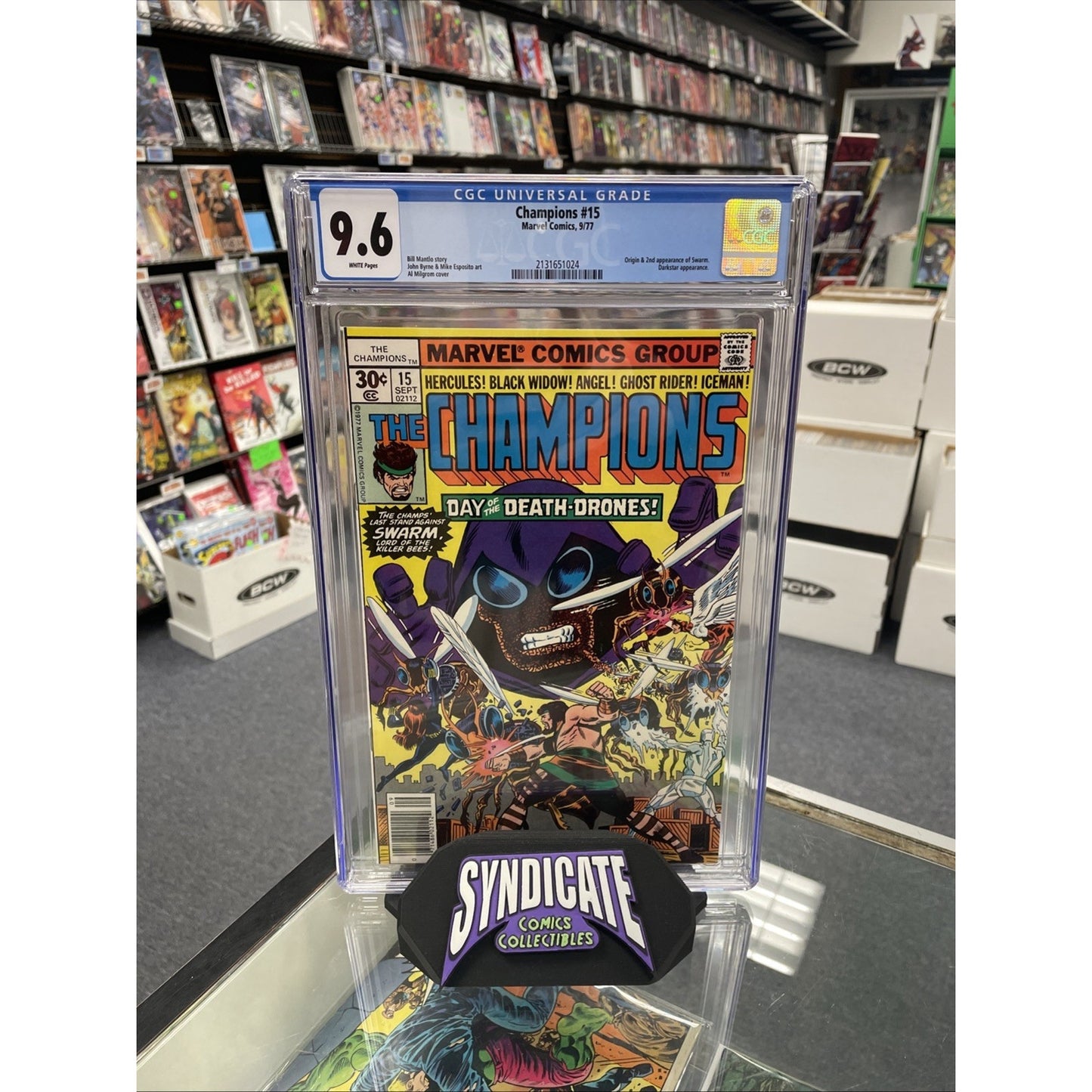 Champions #15 (CGC 9.6) 2nd Swarm