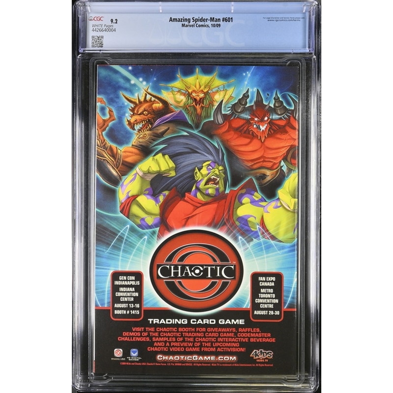 Amazing Spider-Man #601 (CGC 9.2) J. Scott Campbell