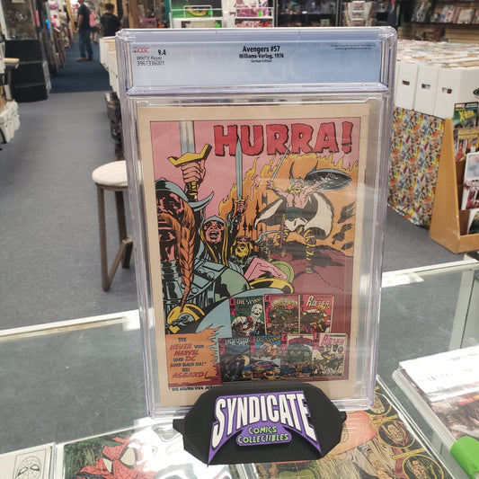 Avengers #57 German Edition (CGC 9.4) 1st Vision