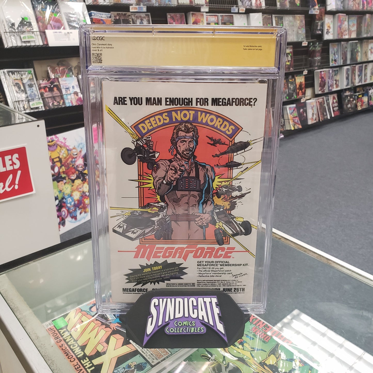 Wolverine Limited Series #1 (CGC Signature Series 9.8) SIGNED BY CHRIS CLAREMONT, FRANK MILLER, GLYNIS OLIVER, TOM ORZECHOWSKI & JOE RUBINSTEIN