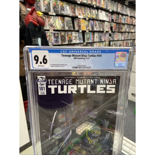 Teenage Mutant Ninja Turtles #101 (CGC 9.6) 1st Mona Lisa