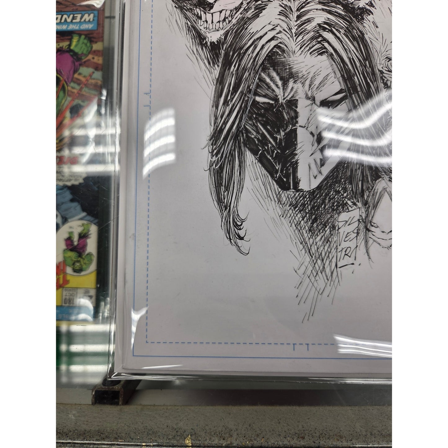 The Darkness #1 (2025) 1:1000 Marc Silvestri Original Sketch