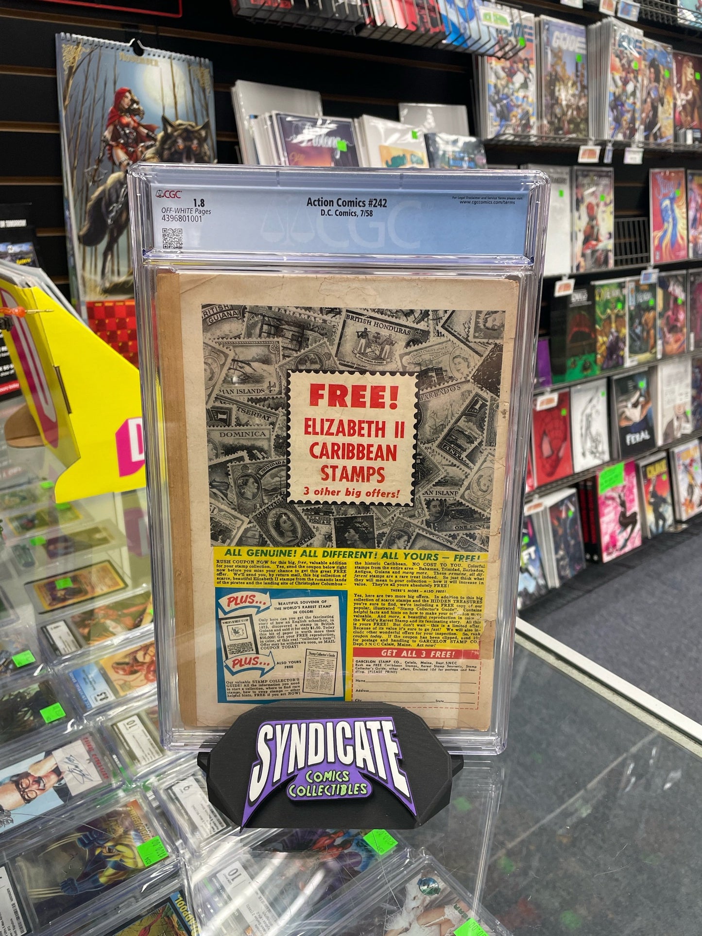 Action Comics #242 (CGC 1.8) 1st Brainiac