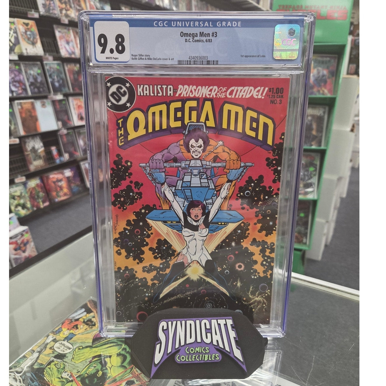 Omega Men #3 (CGC 9.8) 1st Lobo