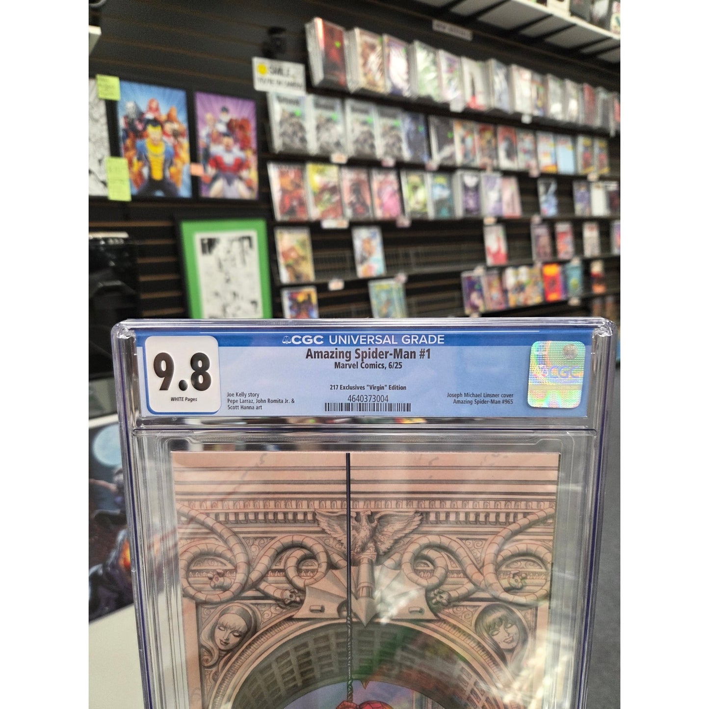 Amazing Spider-Man #1 (CGC 9.8) Linsner Virgin Variant