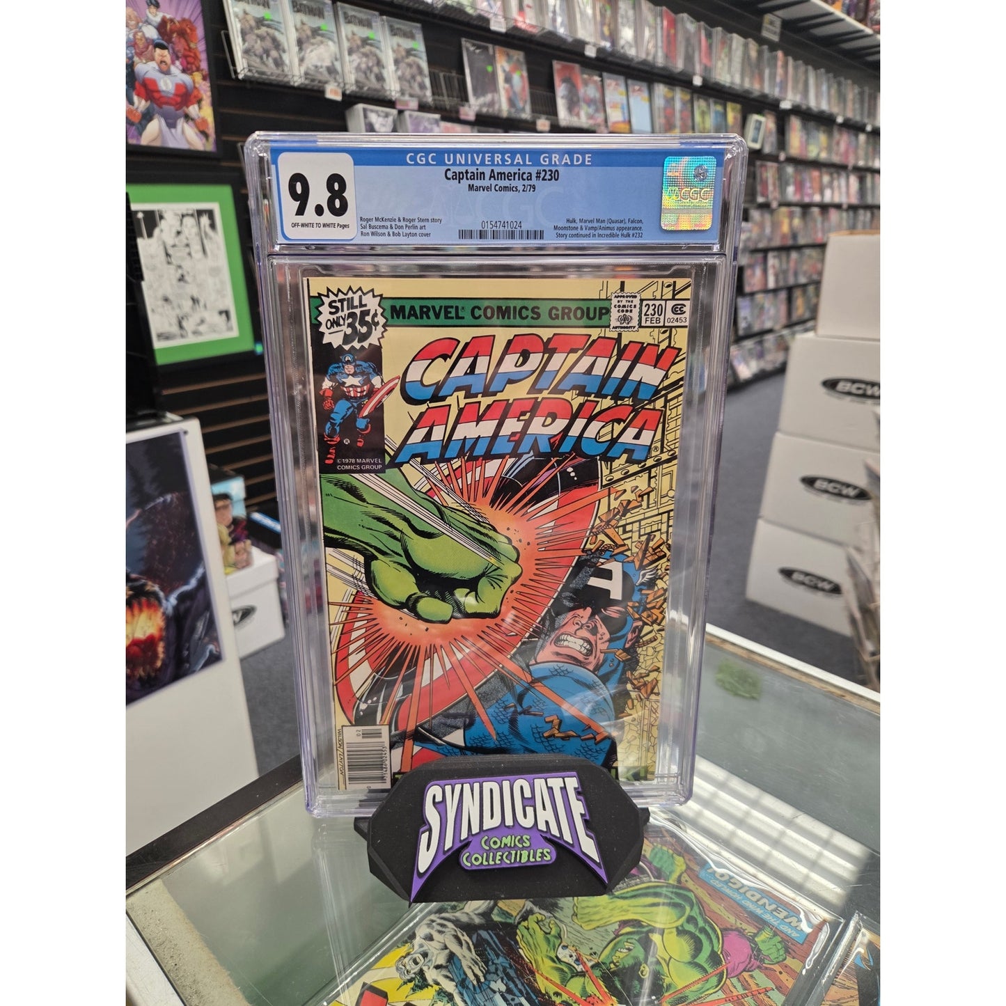 Captain America #230 (CGC 9.8) Iconic Cover