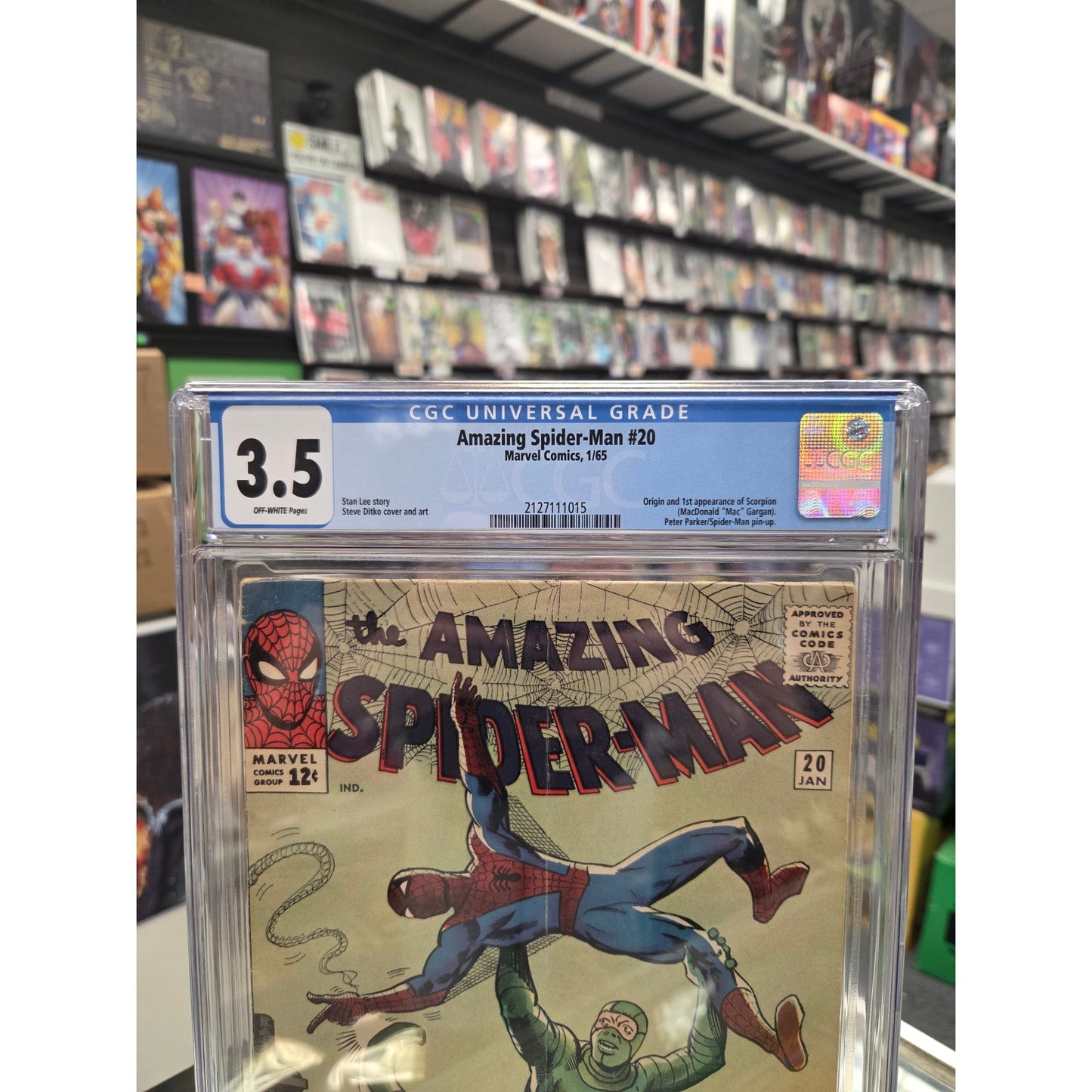 Amazing Spider-Man #20 (CGC 3.5) 1st Scorpion