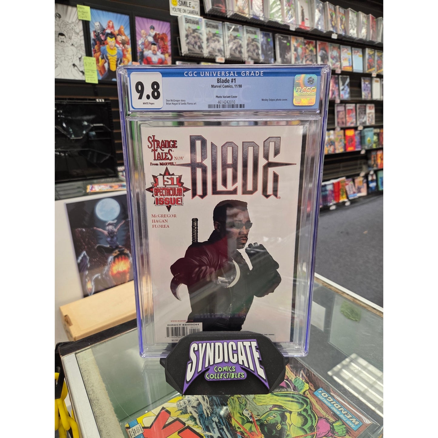 Blade #1 (CGC 9.8) Wesley Snipes Photo Variant