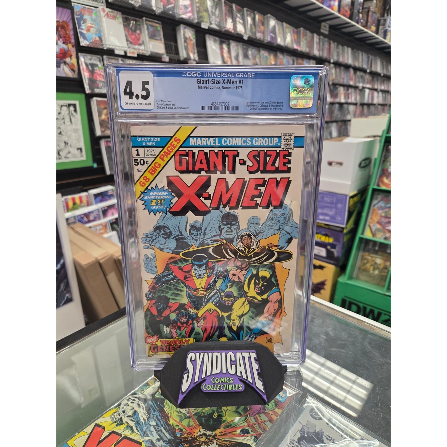 Giant-Size X-Men #1 (CGC 4.5) 1st Storm, Nightcrawler, Colossus