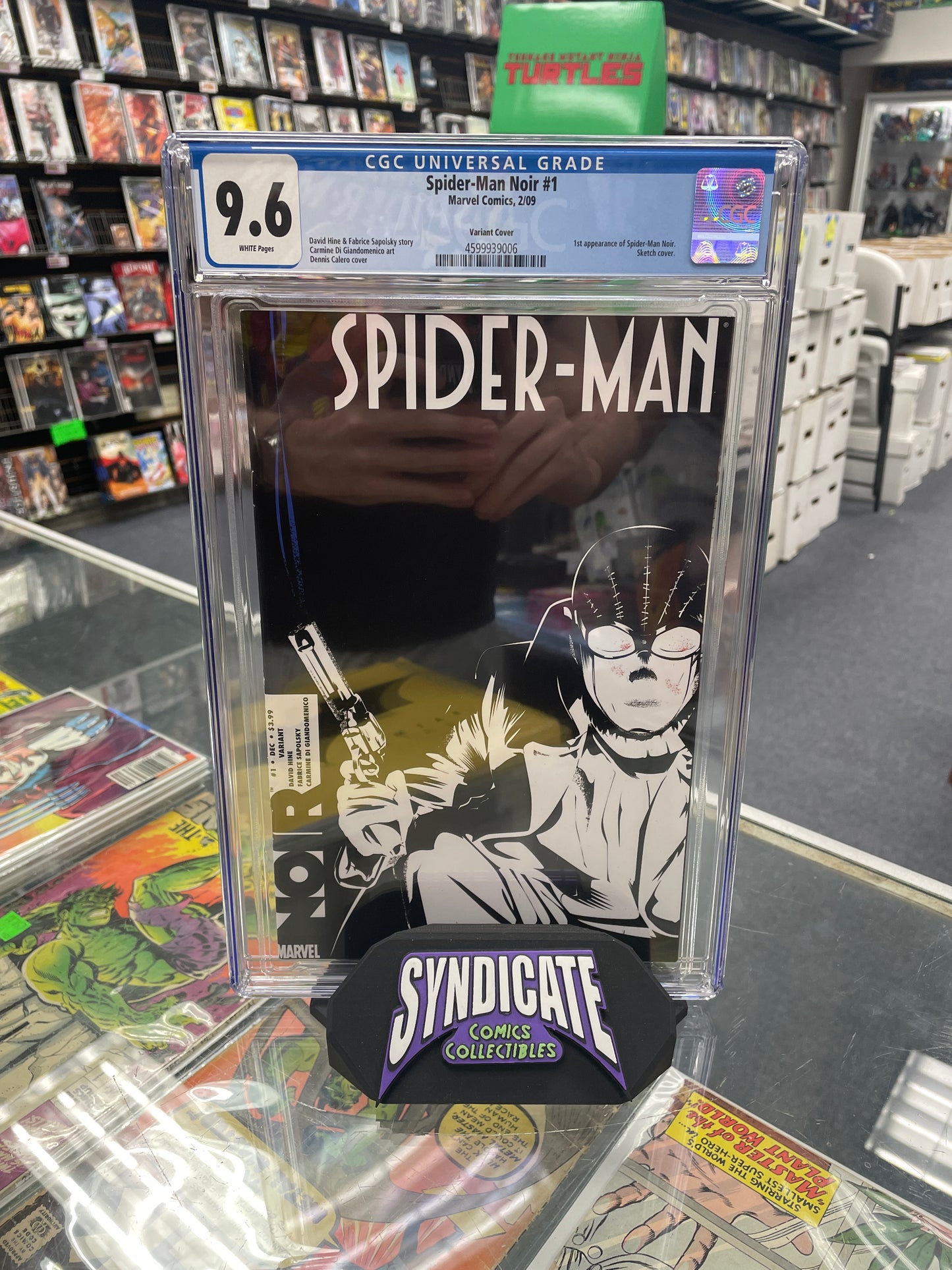 Spider-Man Noir #1 Calero Variant (CGC 9.6) 1st Spider-Man Noir
