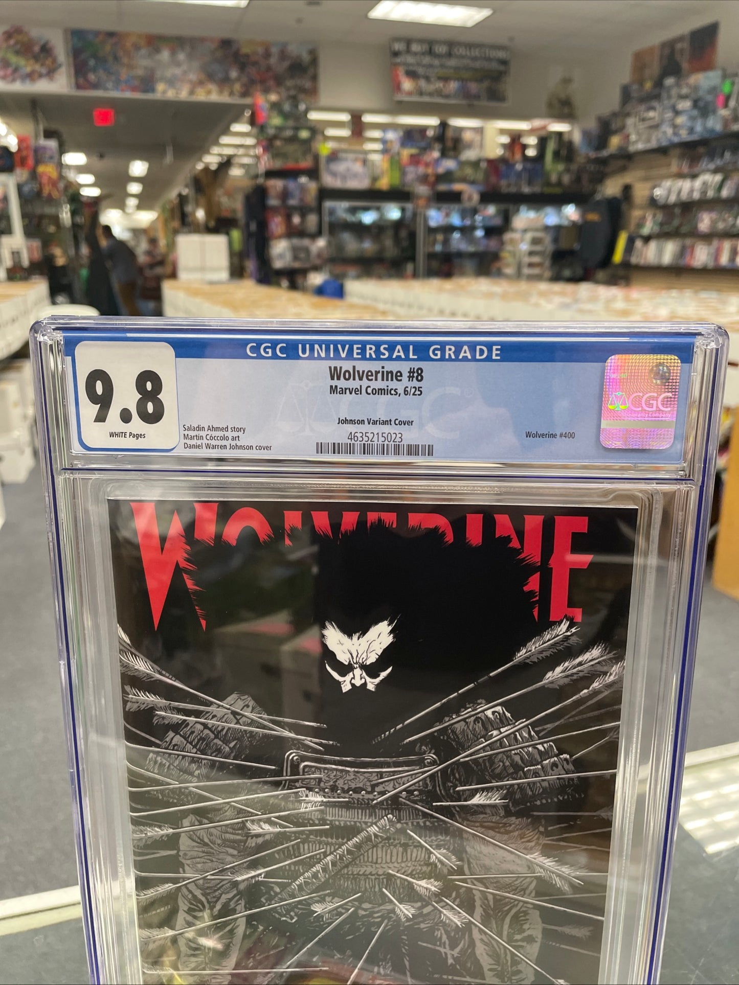 Wolverine #8 Daniel Warren Johnson Variant (CGC 9.8) 1st Print
