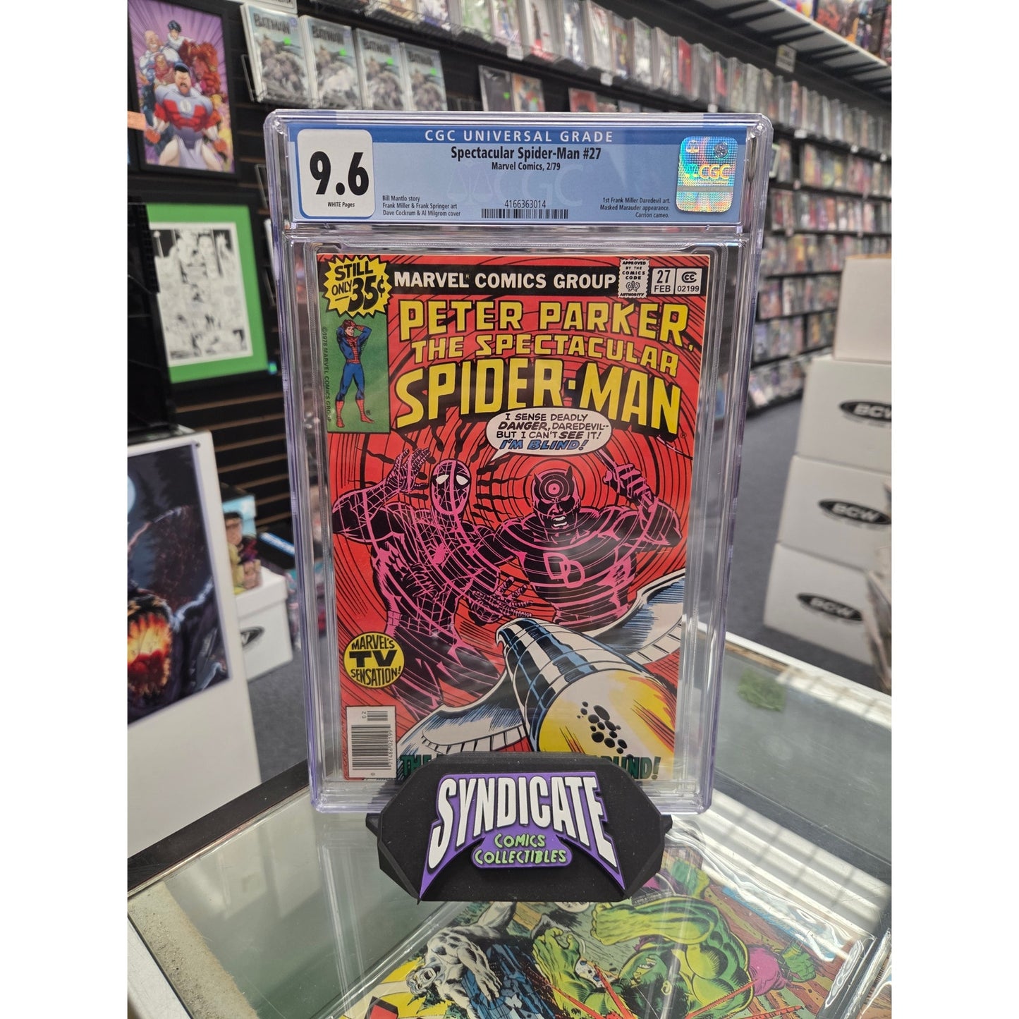 Spectacular Spider-Man #27 (CGC 9.6) 1st Frank Miller Daredevil