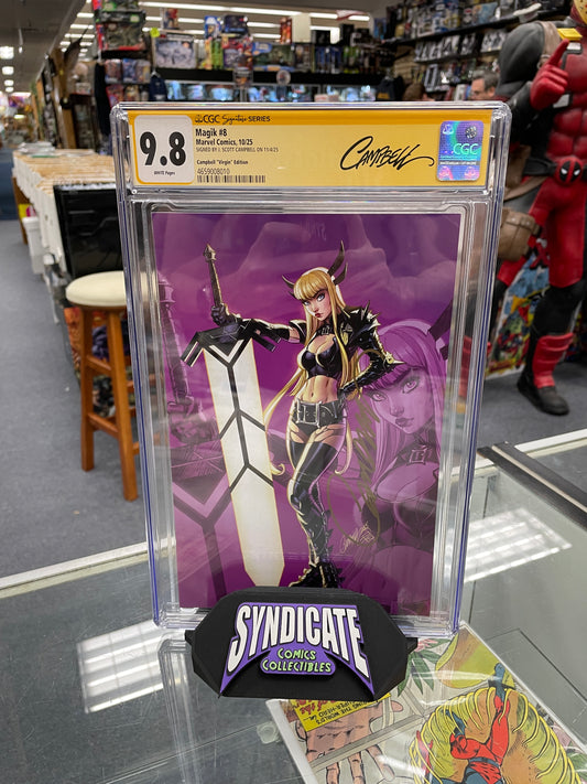 Magik #8 (CGC 9.8) J. Scott Campbell Virgin Variant, Signed