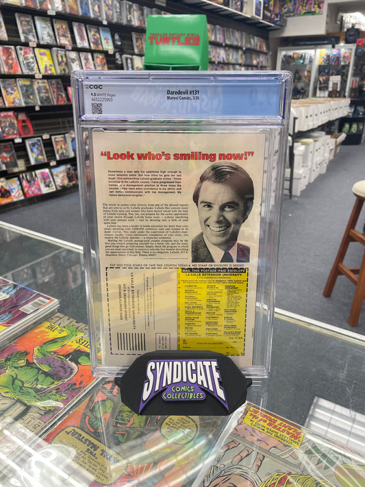 Daredevil #131 (CGC 9.0) 1st Bullseye