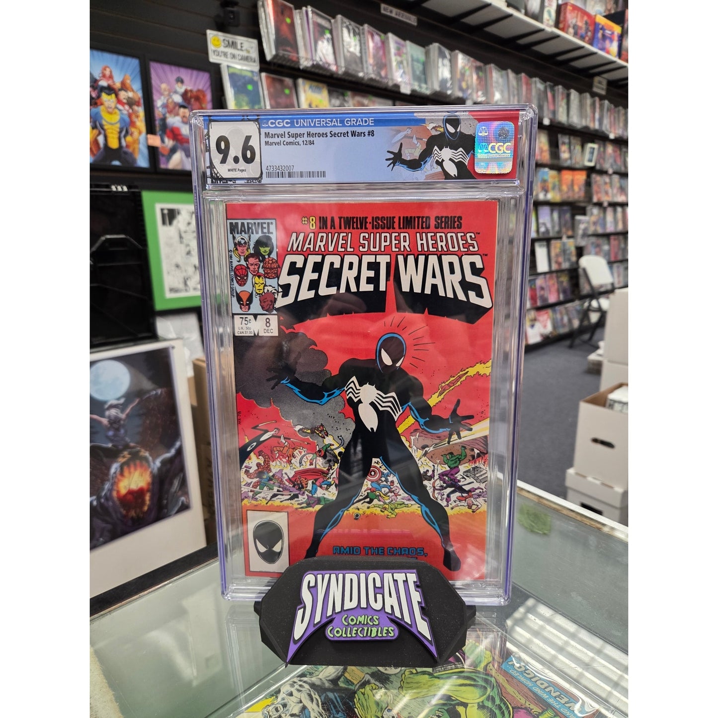 Marvel Super-Heroes: Secret Wars #8 (CGC 9.6) Origin of Black Costume