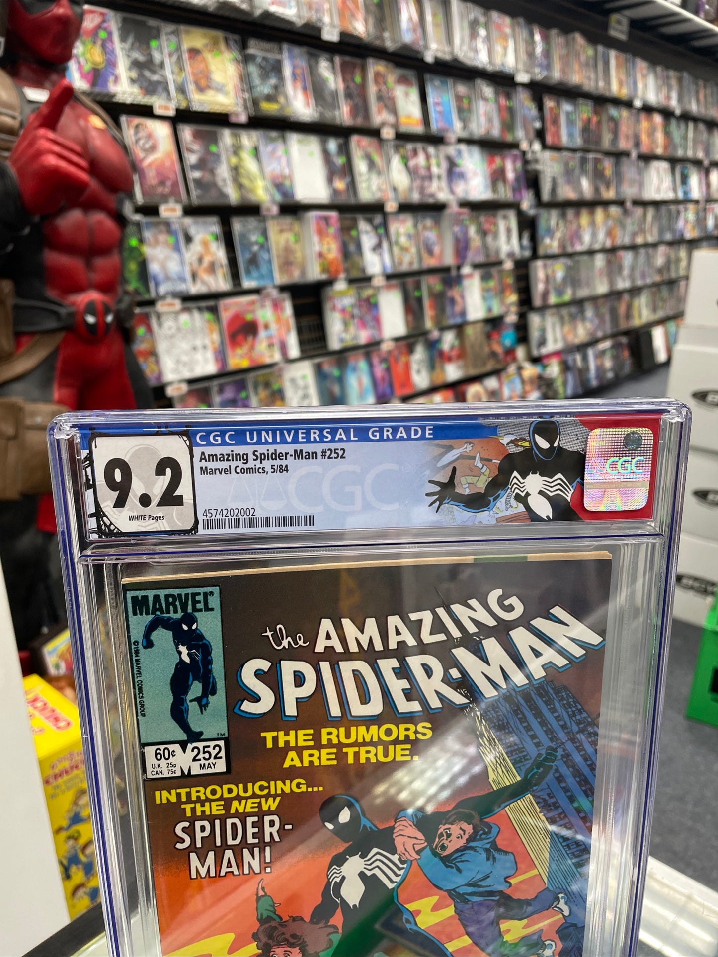 Amazing Spider-Man #252 (CGC 9.2) 1st Black Costume