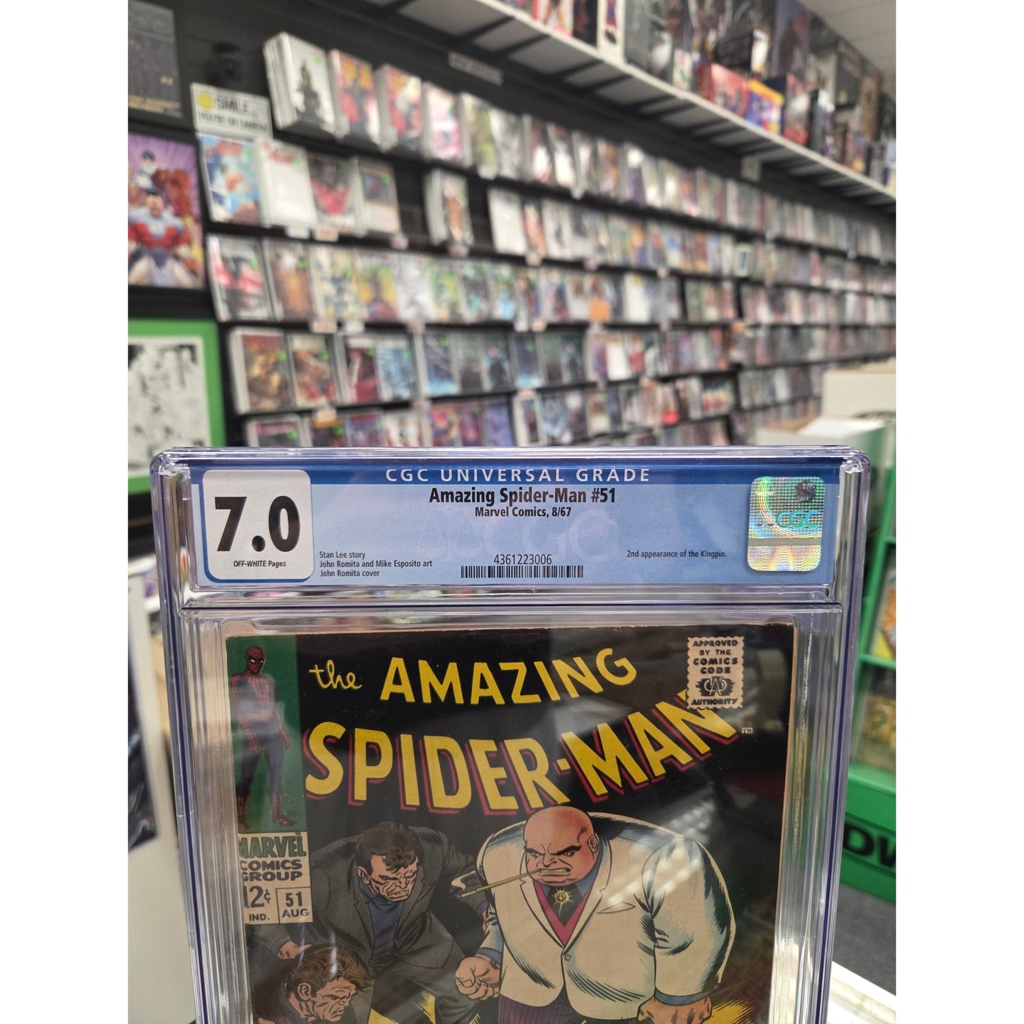 Amazing Spider-Man #51 (CGC 7.0) 2nd Kingpin, 1st Cover Appearance