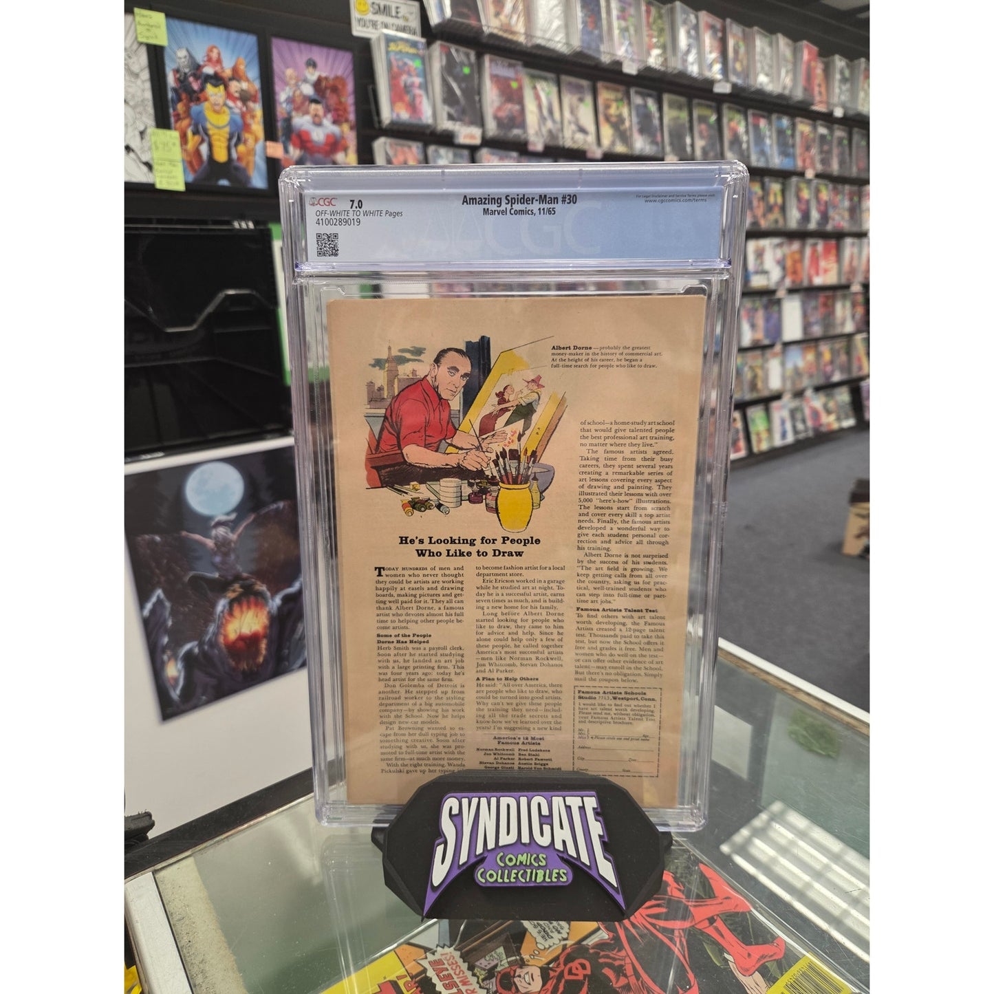 Amazing Spider-Man #30 (CGC 7.0) 1st Cat Burglar
