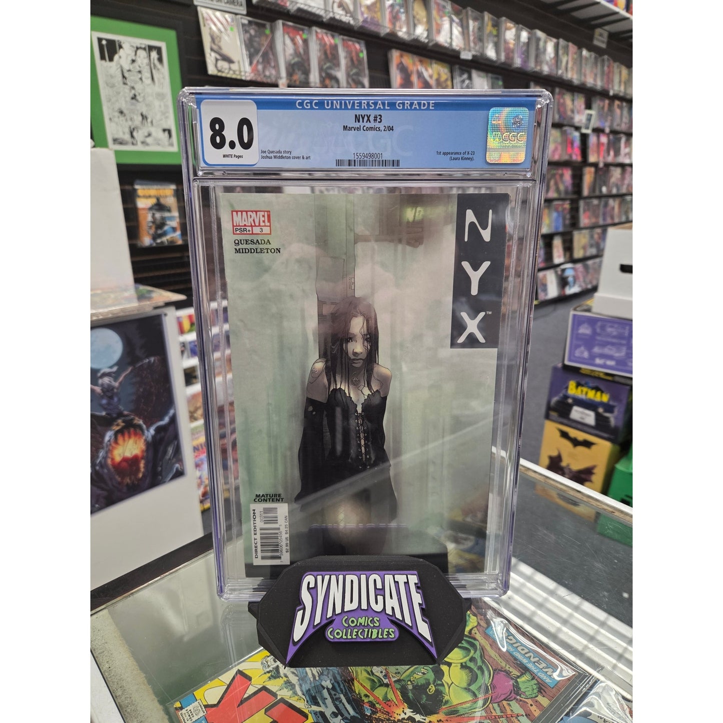 NYX #3 (CGC 8.0) 1st Laura Kinney X-23