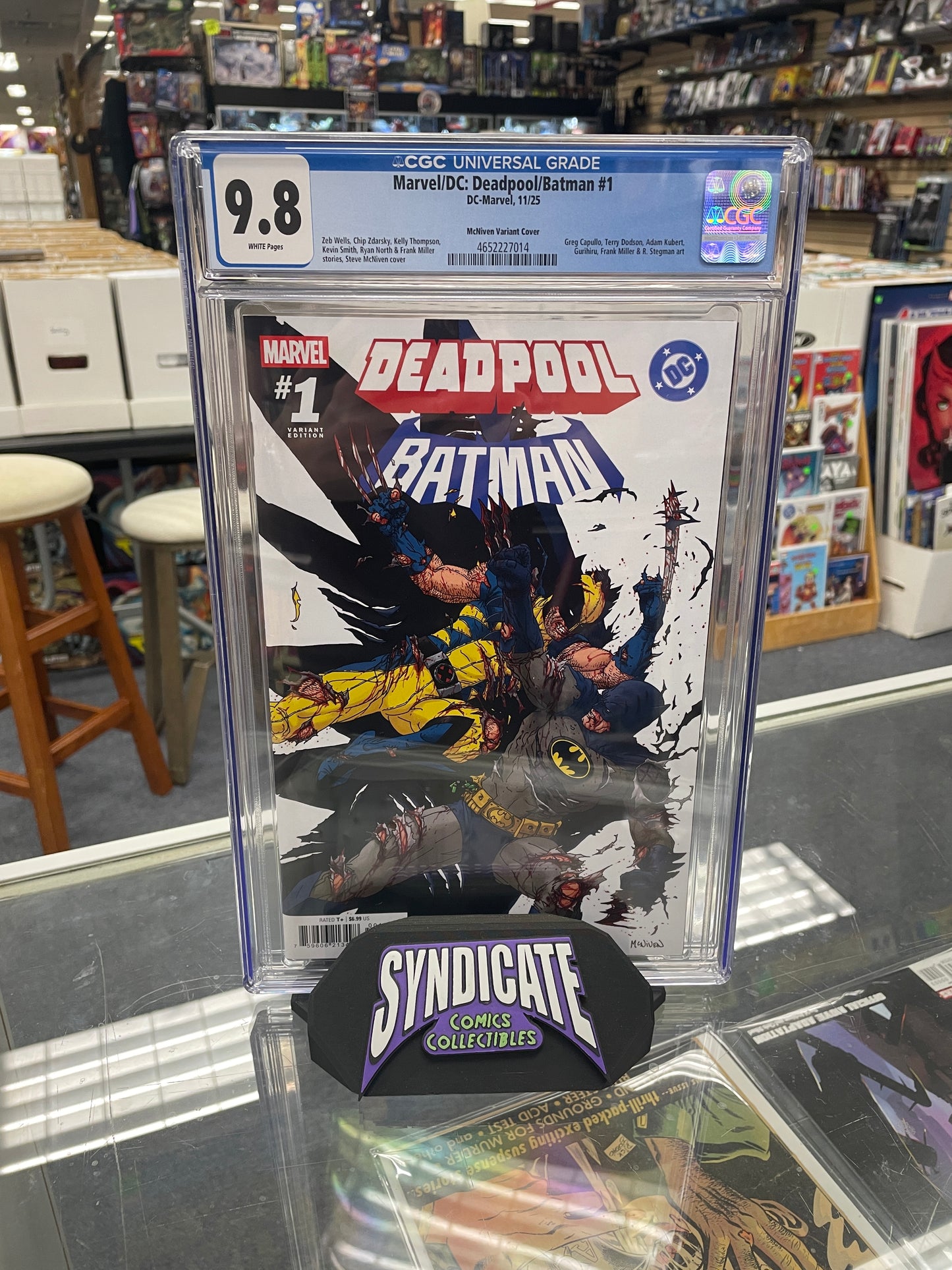 Deadpool / Batman #1 (CGC 9.8) Steve Mcniven 1:25 Variant