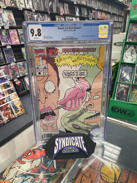Beavis and Butt-Head #1 (CGC 9.8) 1st Beavis and Butt-Head in Comics