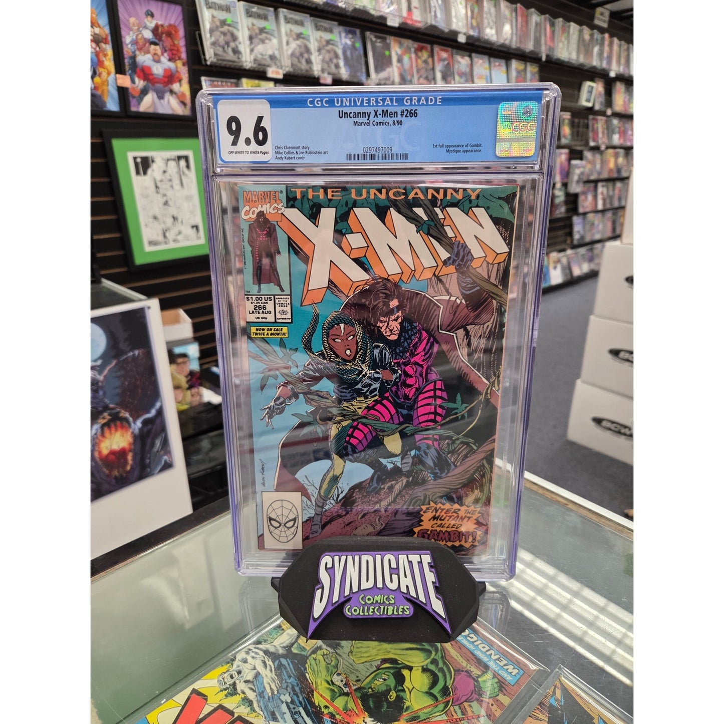 Uncanny X-Men #266 (CGC 9.6) 1st Gambit