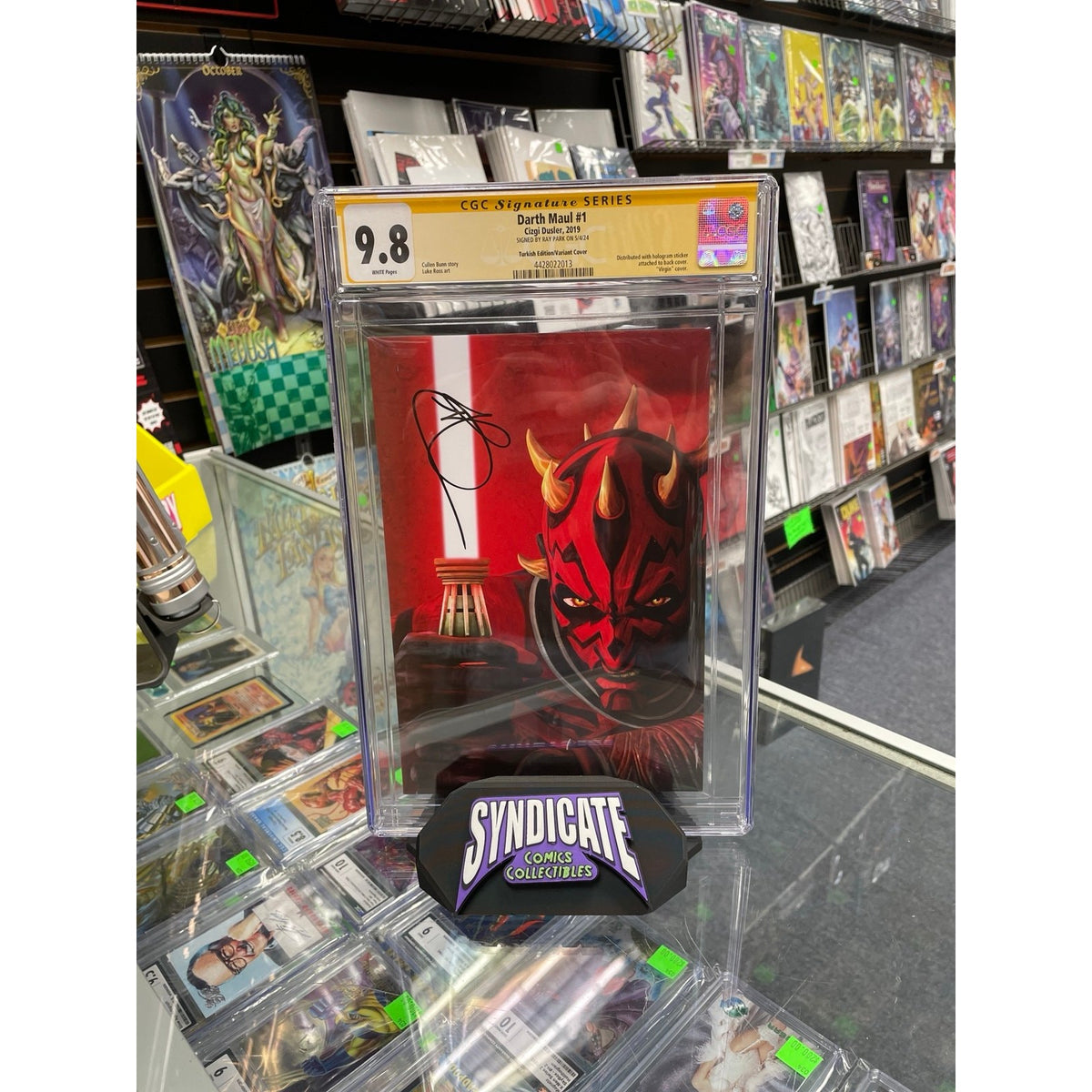 Darth Maul #1 Turkish Edition (CGC Signature Series 9.8) Signed by Ray Park