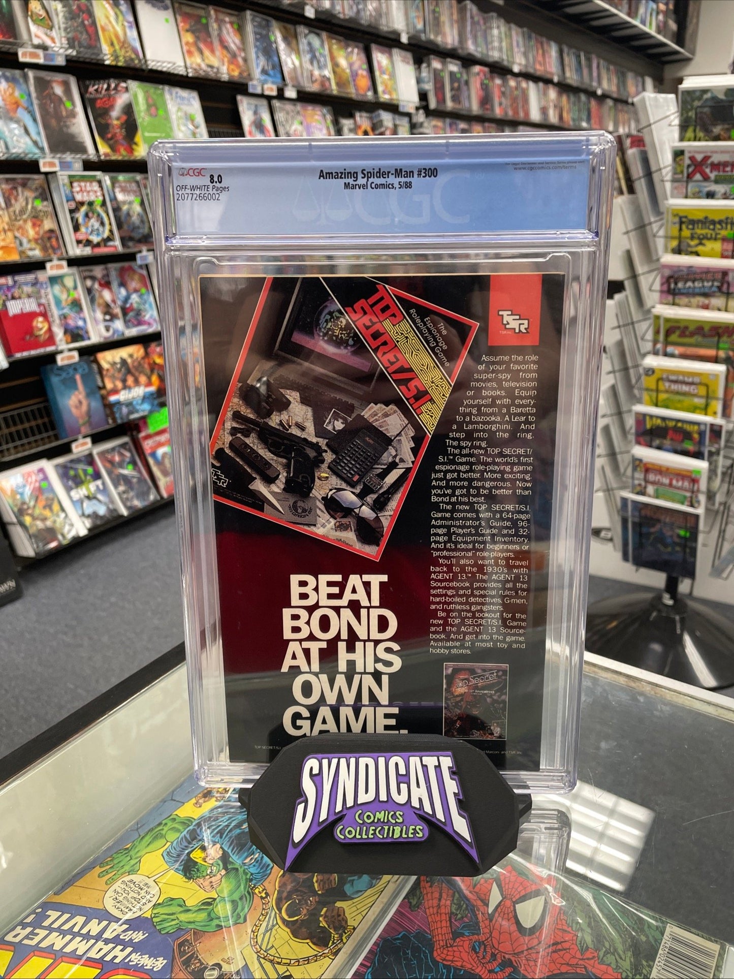 Amazing Spider-Man #300 Newsstand Variant (CGC 8.0) 1st Venom
