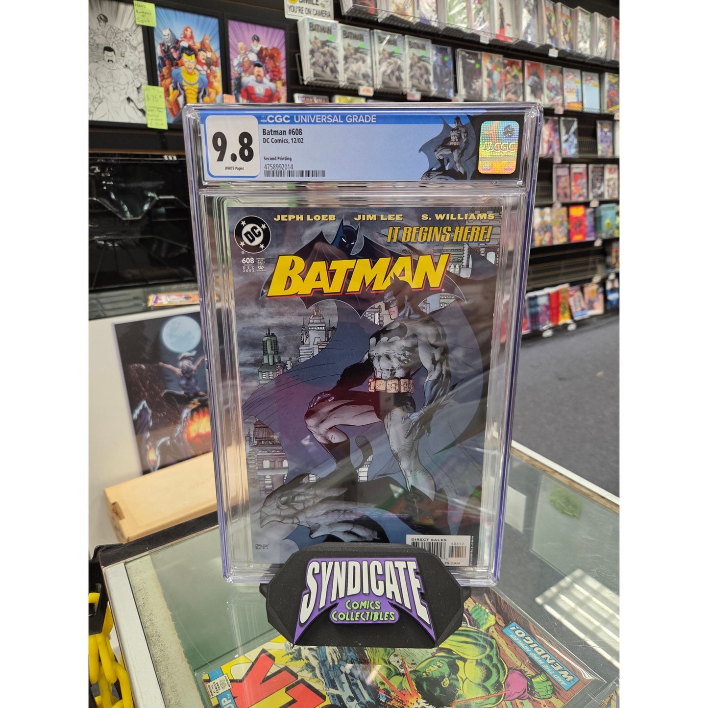 Batman #608 (CGC 9.8) 2nd Printing, Iconic Cover